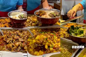 大学女生去食堂打饭，满满一大盆价格吓坏网友：猪蹄排骨全要了视频封面