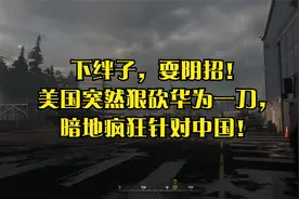 下绊子，耍阴招！美国突然狠砍华为一刀，暗地疯狂针对中国！视频封面