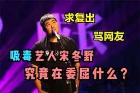 民谣大神变劣迹艺人：宋冬野，你到底委屈什么？视频封面