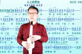 电吹管演奏《心上的罗加》的动态有声简谱
