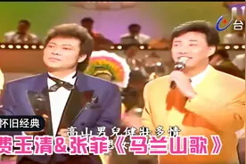 怀旧经典 | 费玉清&张菲兄弟合唱《马兰山歌》，两人唱功都很棒！视频封面