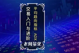 [交易入门与进阶]技术指标05-平均趋向指标 ADX