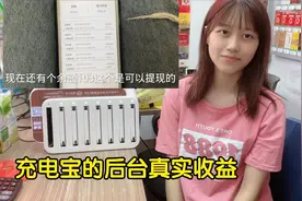大家借用过充电宝吧，充电宝赚不赚钱？分享充电宝后台的真实收益视频封面