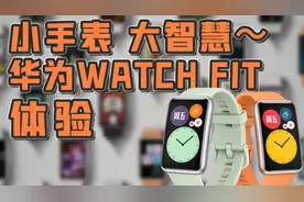 「小白」华为WATCH FIT体验：运动不用请私教！视频封面