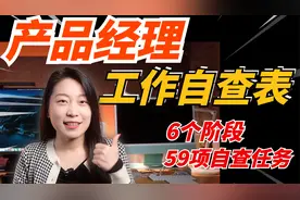 【干货总结】产品经理工作自查表，工作提效就靠他了视频封面
