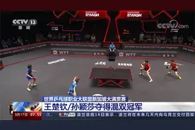 世界乒乓球职业大联盟新加坡大满贯赛 王楚钦/孙颖莎夺得混双冠军视频封面