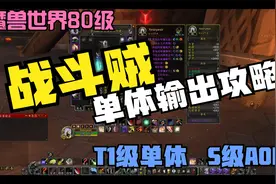 WOW巫妖王之怒：80级战斗贼单体输出攻略，想拿全程第1必看