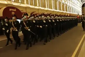 中国人民解放军俄罗斯红场彩排，三军仪仗队再次唱响《喀秋莎》视频封面
