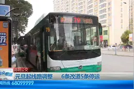 元旦起线路调整  6条改道5条停运视频封面