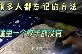 都说野外帐篷蚊子多，我的一个蚊子都没有，只用了一个简单的方法视频封面