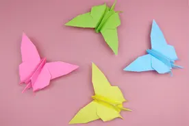 教你折会动的纸蝴蝶，非常好玩，手工DIY折纸教学视频封面