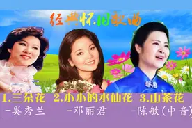 三首赞美花的甜歌 《奚秀兰、邓丽君、陈敏（中音）》风格各异视频封面