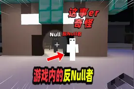 我的世界：Null在MC中是否存在？