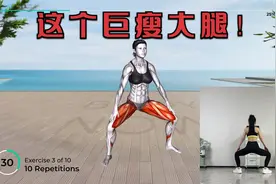 这个真的巨瘦大腿！两周瘦出大腿缝隙~视频封面