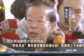 “贺电乌龙”事件是否要惩处谢长廷？民进党上下全噤声视频封面