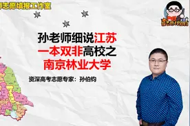 孙老师细说江苏一本双非高校之南京林业大学视频封面
