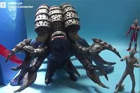 （老爱制作）779迪迦奥特曼限定邪神加坦杰厄DX软胶石像闪耀迪加视频封面