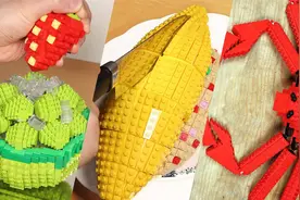 帝王蟹蛋包饭冰沙…乐高美食定格动画大合集｜Lego In Real Life视频封面