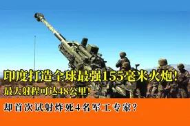 印度打造最强155毫米火炮，射程可48公里，首次试射却炸死专家？视频封面