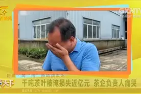 安徽歙县一茶企3000吨茶叶被淹，损失近亿元，负责人掩面痛哭视频封面