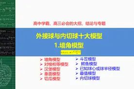 1.墙角模型-几何体的外接球与内切球十大模型视频封面