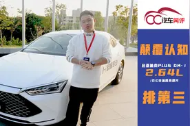 颠覆认知的比亚迪秦PLUS DM-i  2.64升每百公里油耗竟然只排第三视频封面