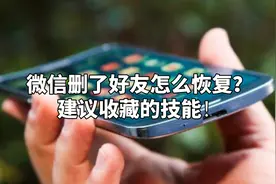 微信删了好友怎么恢复？建议收藏的技能！视频封面