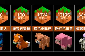 对比数据：我的世界，物品生成概率 | 最稀有的物品