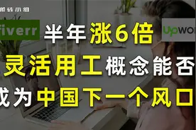 半年涨6倍，灵活用工概念能否成为中国下一个风口？【搬砖】视频封面