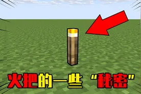 我的世界：这几个关于火把的小秘密，你都知道哪些？