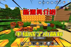 迷你世界：新道具介绍，半仙变成了小萌新，钨金？琥珀？你见过没