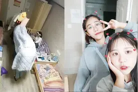 商丘大一女生宿舍版舞狮走红 面对网友花式评论：没想到会火视频封面