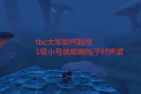 魔兽世界怀旧服：tbc大军如何起号，1级小号就能刷孢子村声望