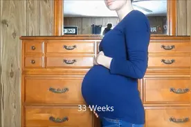 孕妇十月怀胎身材变化过程实录，看完更懂妈妈的付出有多伟大！视频封面