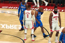 NBA2K20：雷霆VS火箭 抢七大战之下半场 雷霆全队六人上双灭火视频封面