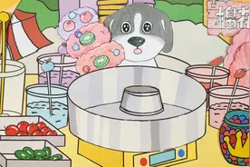 手绘定格动画：游乐场的花式棉花糖视频封面