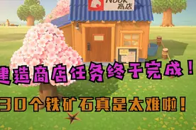 动物森友会：建造商店任务完成！快速收集铁矿石方法GET！视频封面