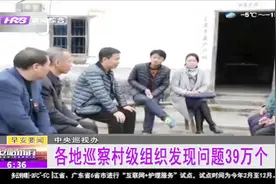 中央巡视办：严查基层干部贪污腐败行为，各地发现村级问题39万个视频封面