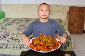 190买一盆羊拐筋，大冬做“红烧羊拐筋”，越啃越香视频封面
