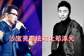 郑淳元和沙宝亮的唱法对比-全混声伍文彬老师视频封面