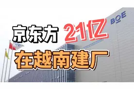 京东方 21亿在越南建厂！视频封面