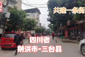 四川省绵阳市三台县和射洪市关系好，2个县共建一条街，奇怪不？视频封面