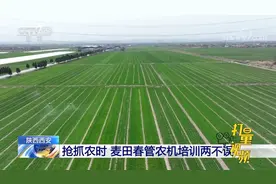 陕西西安：抢抓农时，麦田春管农机培训两不误视频封面