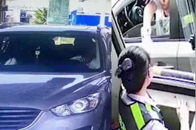 “救命！帮我报警”车内女子被家暴哭喊，湖南高速收费员拦车施救视频封面