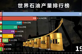数据可视化：全球石油产量排行榜 1960-2019 富得流油了 赶紧减减视频封面