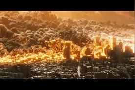 地球外壳爆炸，烟尘如巨浪一般横扫大地视频封面