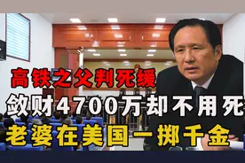 我国高铁之父张曙光：受贿4700多万被判死缓，老婆在美国一掷千金视频封面