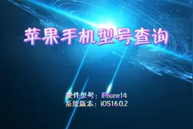 苹果手机型号查询视频封面