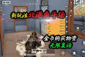 荒野行动：新玩法“北港角斗场”，金币能购买四级头甲，无限复活视频封面