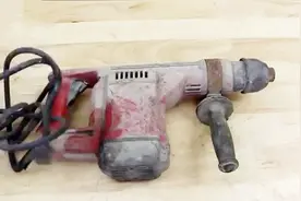 废旧老式电锤翻新过程，修复手艺高超，焕然一新！